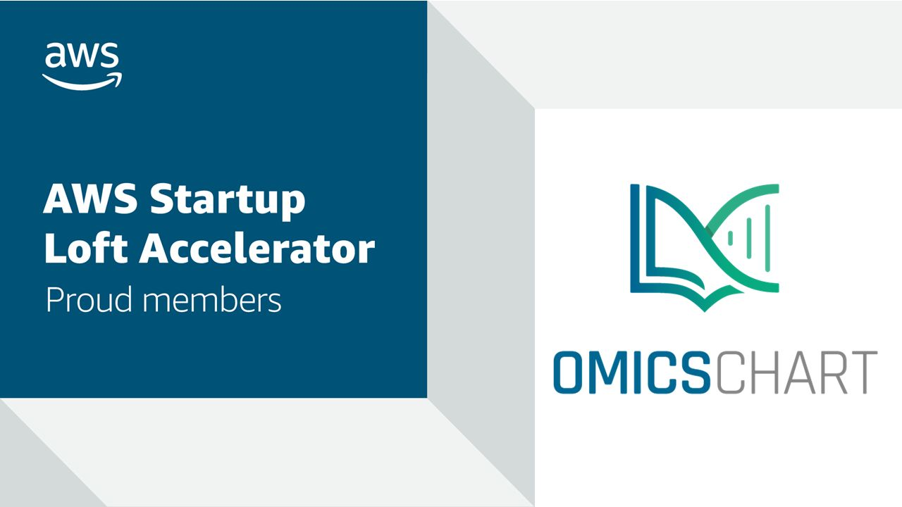 AWS logo and OmicsChart logo